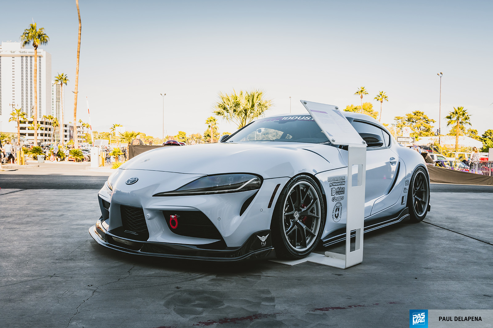 Toyota Booth Supras SEMA 2019 11Nov 08 DSC08902 Paul Delapena