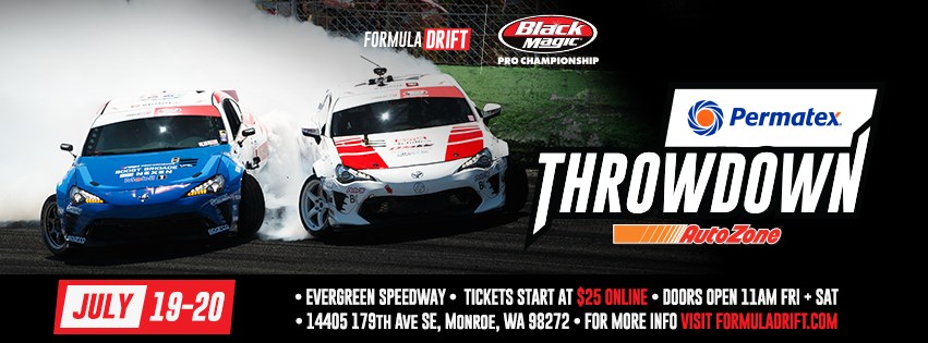 Formula DRIFT 2019 Round 5 Throwdown FDSEA Monroe Washington Flyer