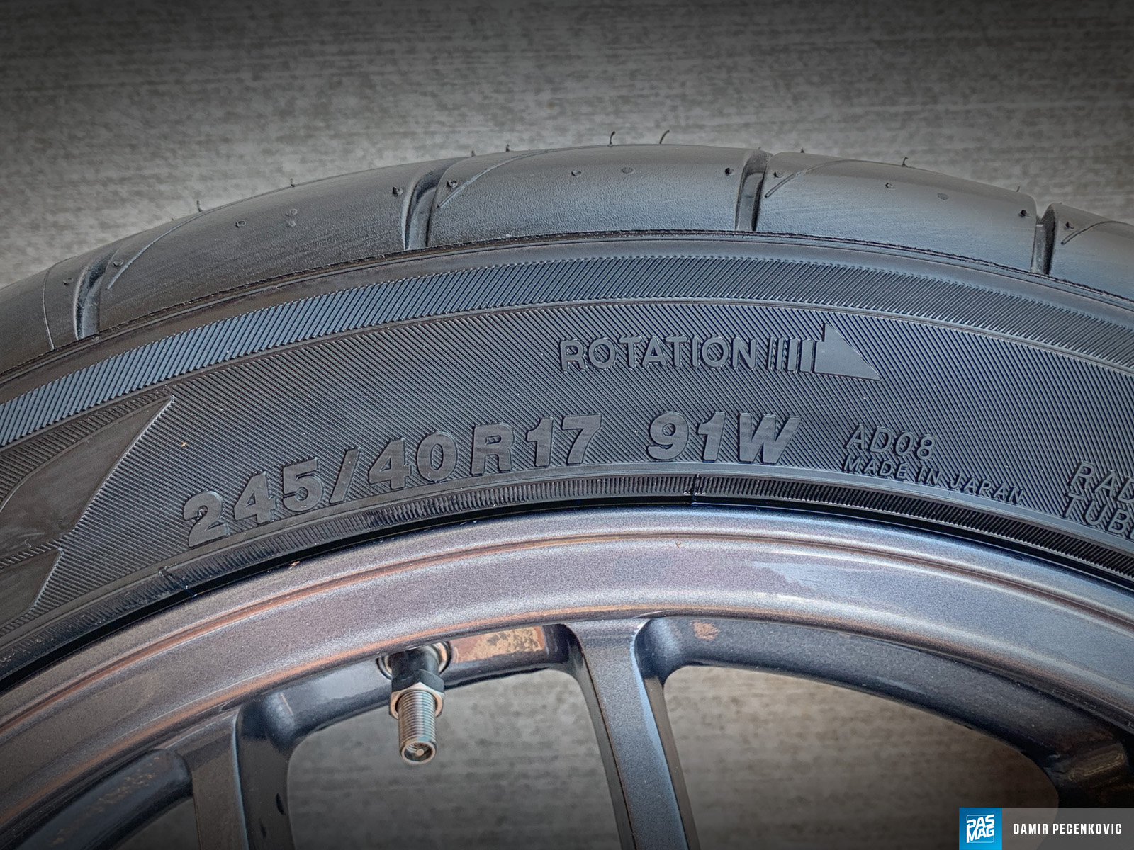 04 Yokohama Advan AD08R Tires PASMAG