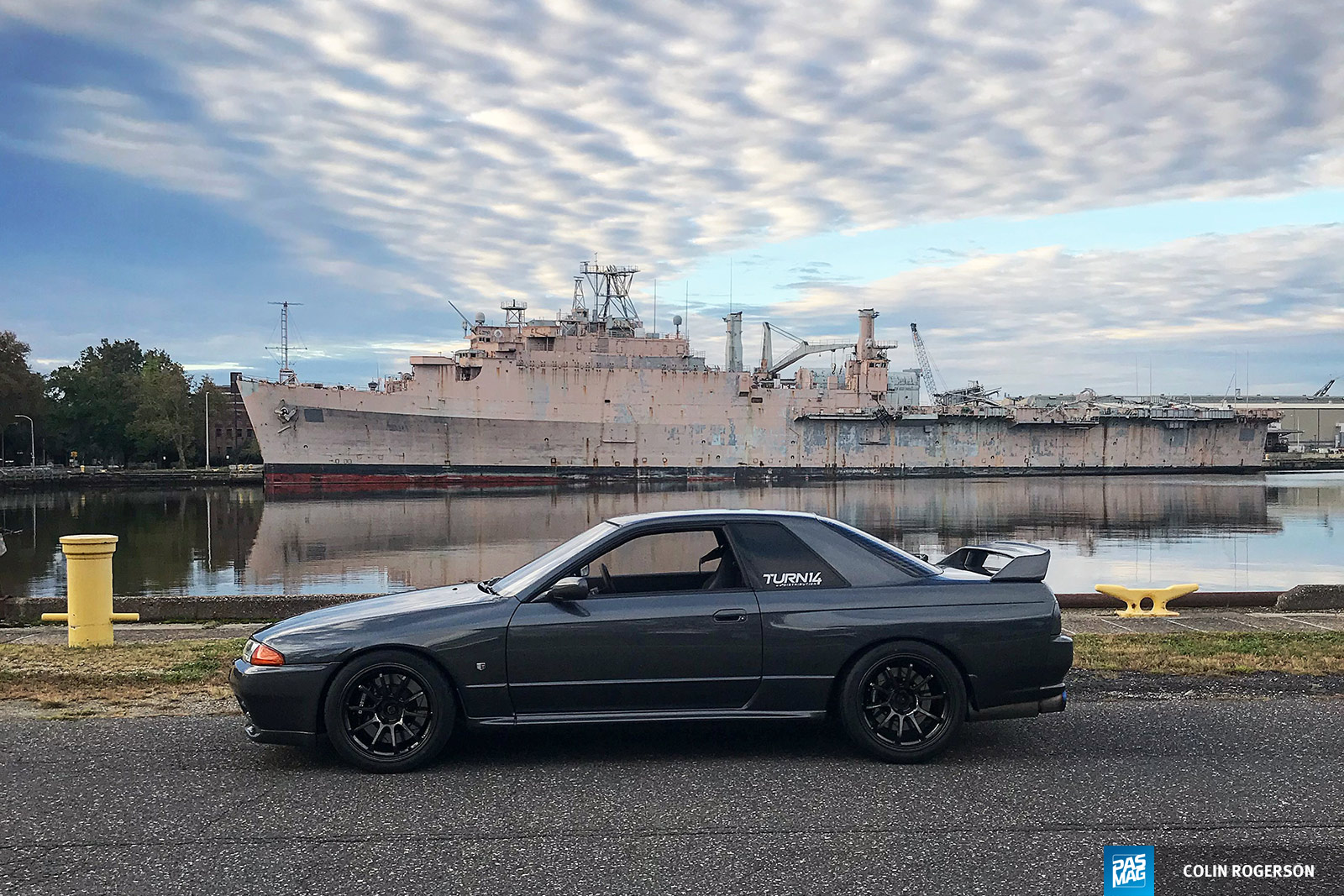 19 Colin Rogerson 1991 Nissan Skyline GTR pasmag