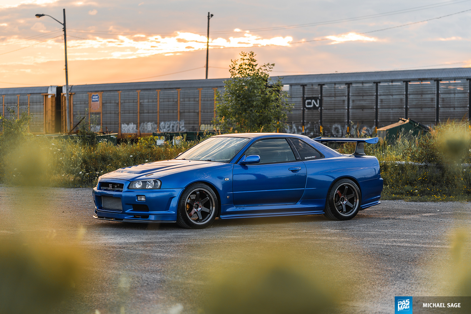 01 Darren Shady 1999 Nissan Skyline GTR pasmag