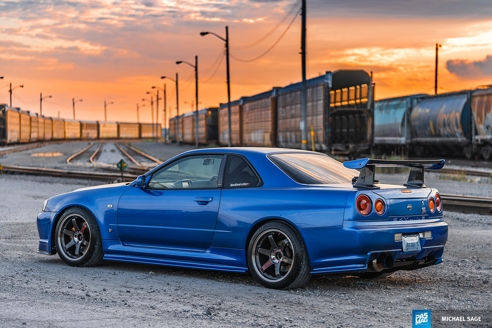 06 Darren Shady 1999 Nissan Skyline GTR pasmag