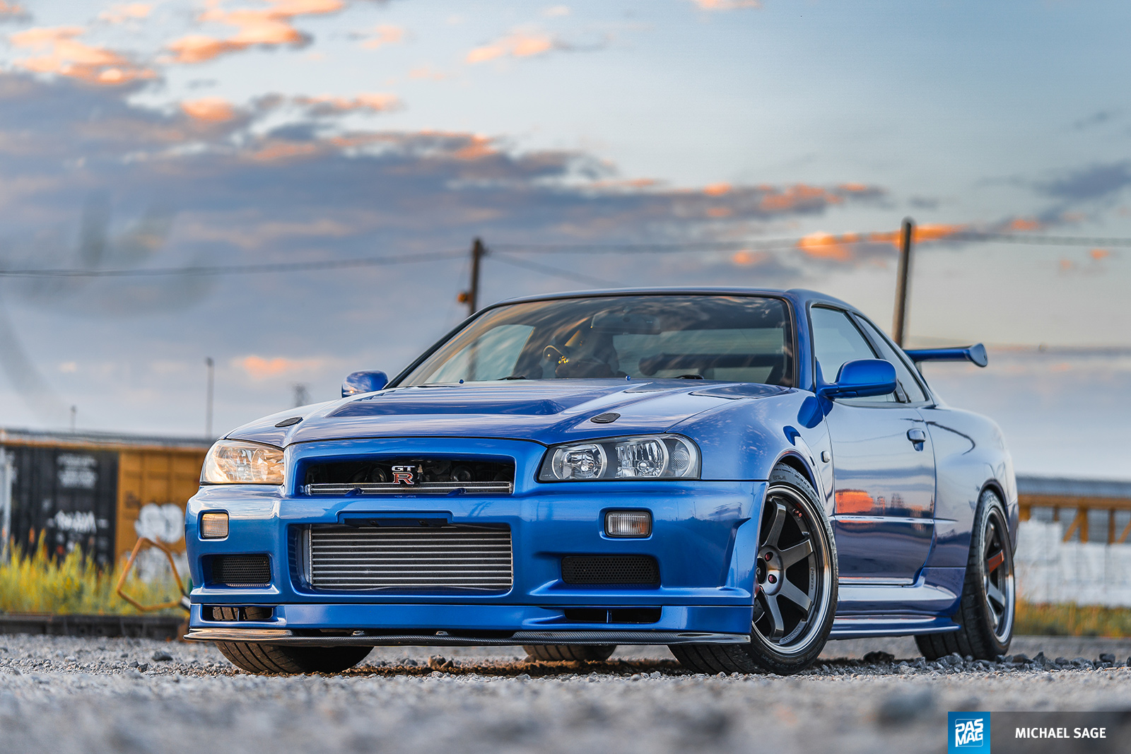 07 Darren Shady 1999 Nissan Skyline GTR pasmag