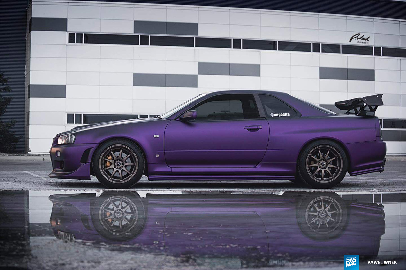 02 Mike Recine 1999 Nissan Skyline GTR pasmag Pawel Wnek