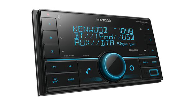 Kenwood DPX304MBT 2 Din Digital Media receiver with Bluetooth pasmag 02