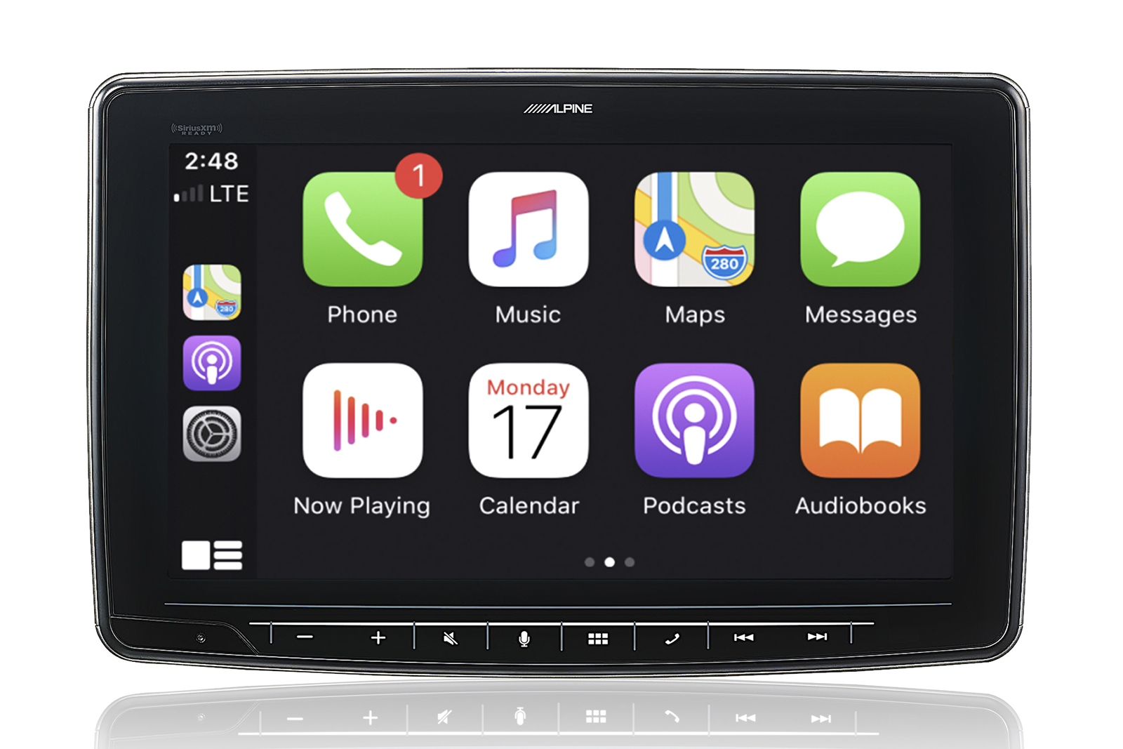 Alpine Electronics Halo iLX F411 Mech Less Audio Video Receiver CES 2020 pasmag 01