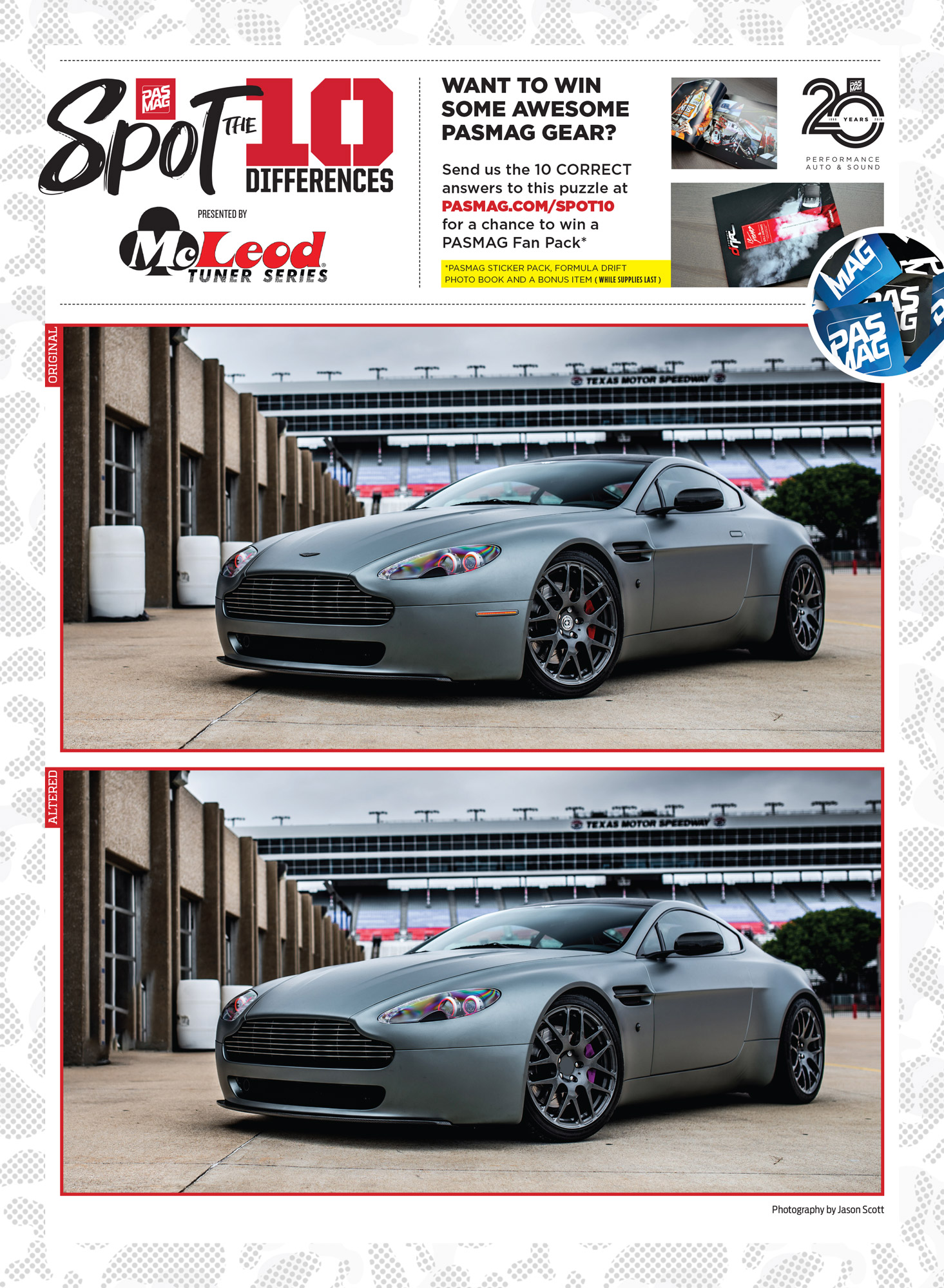 PASMAG Spot the Differences Apr 15 2020 Oracle Lighting Aston Martin ESX Supervantage