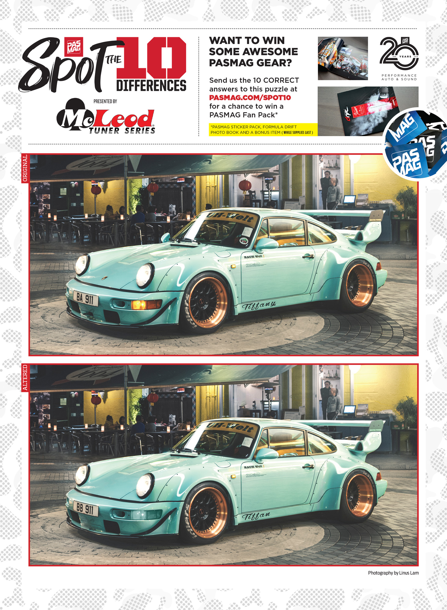 PASMAG Spot the Differences Apr 16 2020 ReinART Design 1990 Porsche 911 Carrera 2