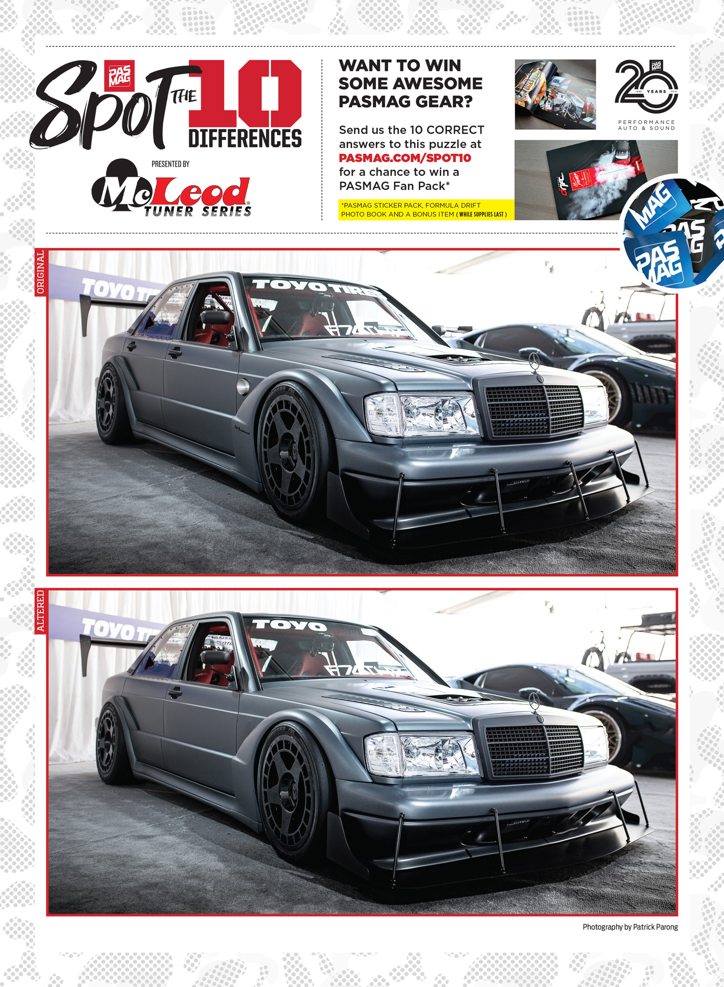 PASMAG Spot the Differences May 1 2020 Tim Lajambe f7lthy Mercedes 190E