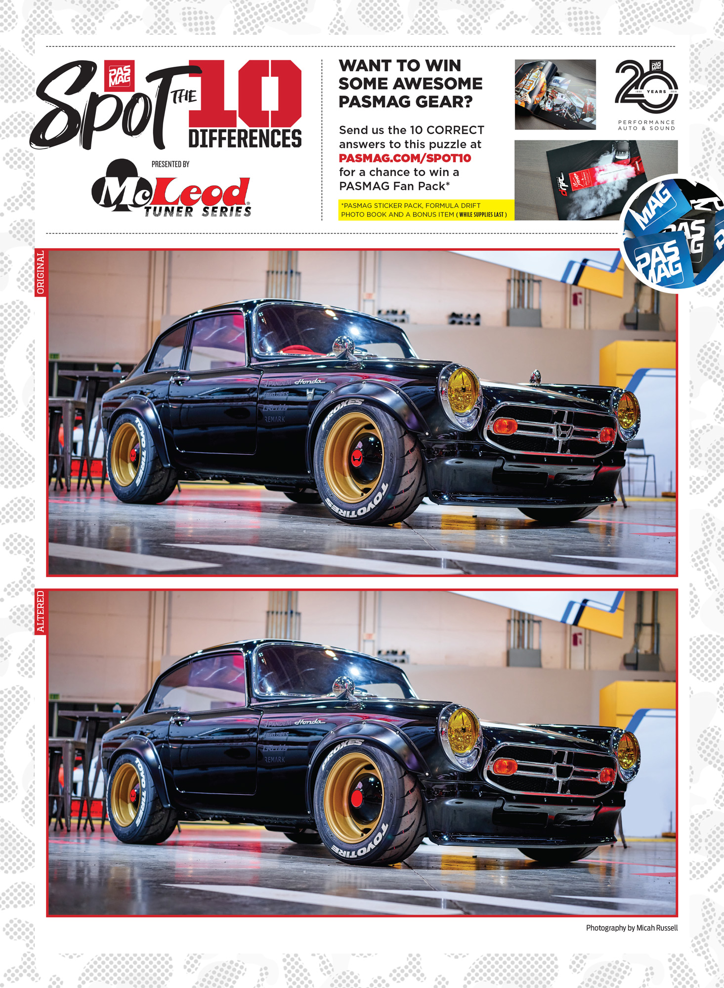 PASMAG Spot the Differences May 4 2020 Daniel Wu 1968 Honda S800