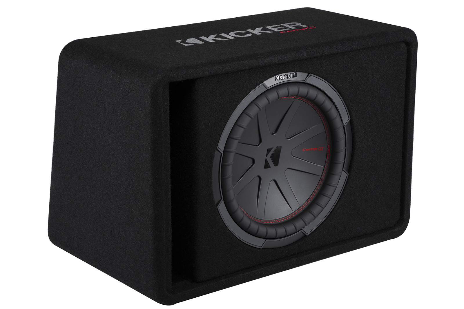 KICKER CompR Loaded Enclosures pasmag 48VCWR12 12 inch single