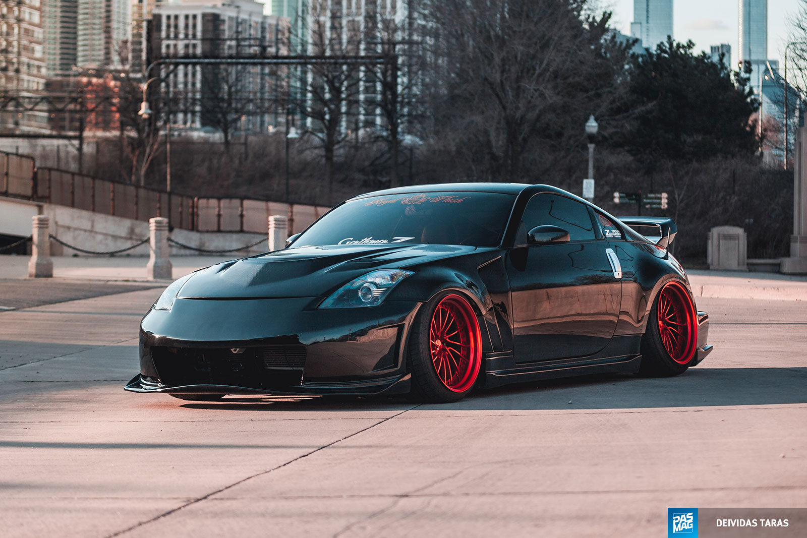 02 Christian Stanoulov 2008 Nissan 350Z Nismo pasmag tuner battlegrounds parking garage meet