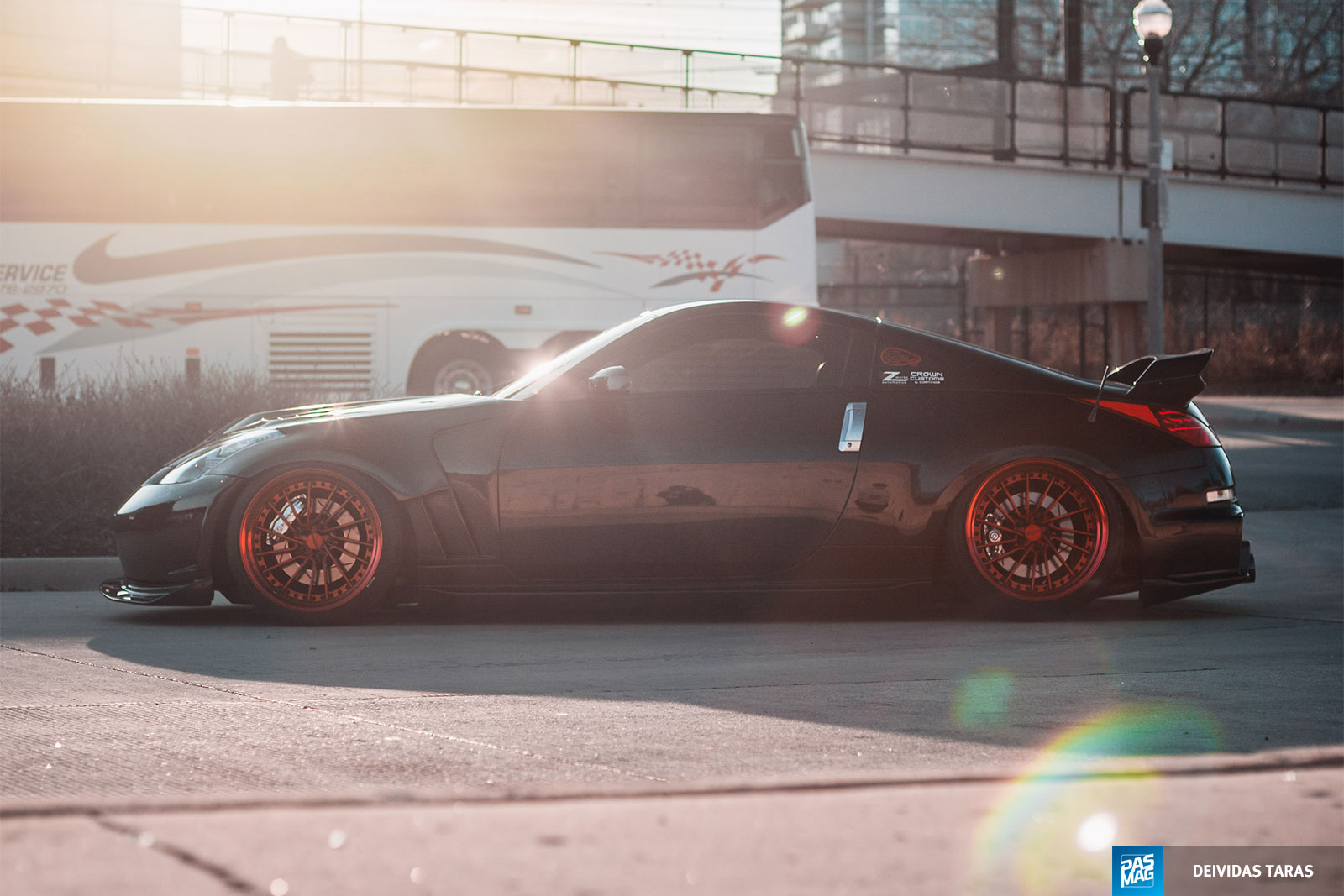 08 Christian Stanoulov 2008 Nissan 350Z Nismo pasmag tuner battlegrounds parking garage meet