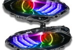 Oracle Lighting “Black-Series” Dynamic ColorSHIFT Headlights for Ford Mustangs