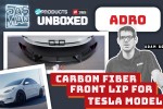 Unboxed and Installed: ADRO Tesla Model Y Carbon Fiber Front Lip