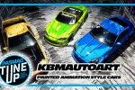 KBM Auto Art: Painted Initial D Animation Style Cars
